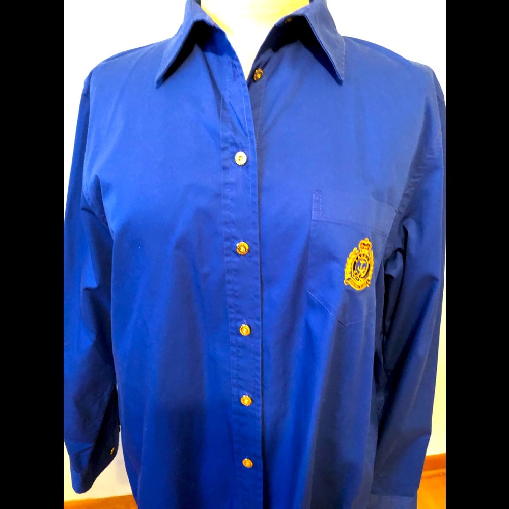 Ralph Lauren Monogramed Shirt Sz. L